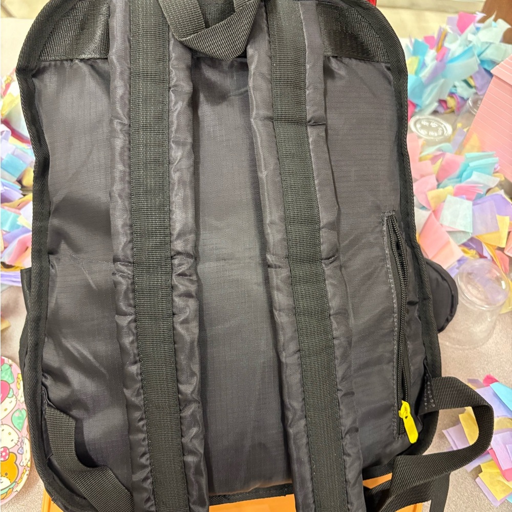 Pikachu Black Backpack with Red Poke Ball Charm Coin Pouch - Picture 5 of 13
